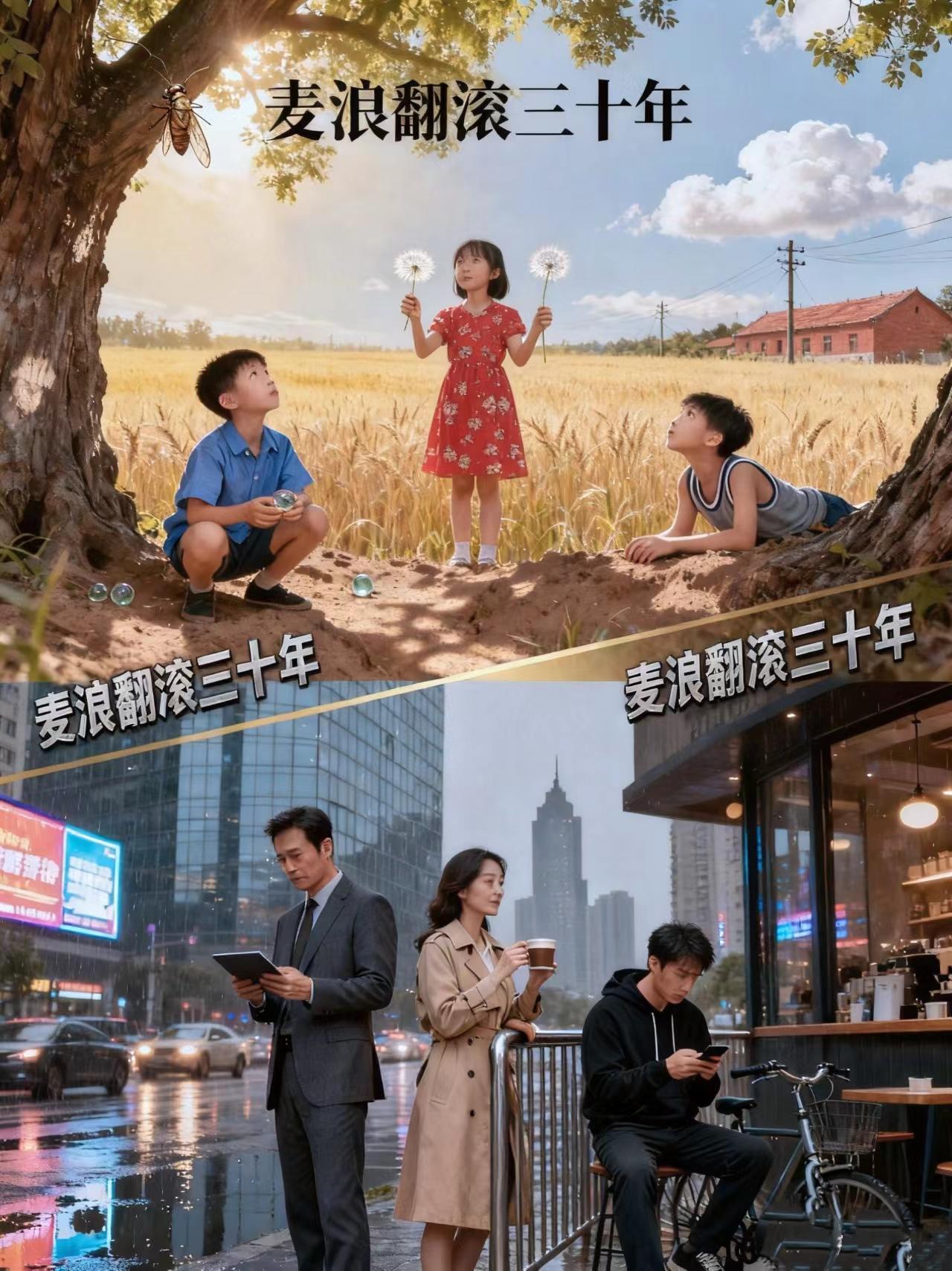 麦浪翻滚的意思